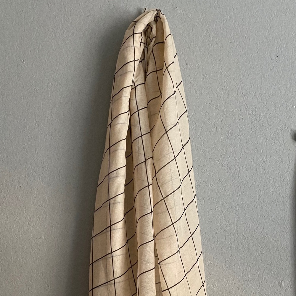 3 FOR $25: Plaid Sheer Scarf